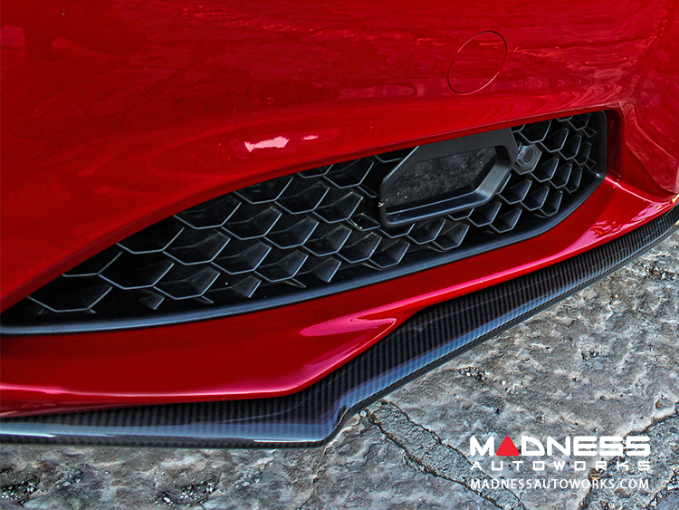 Alfa Romeo Giulia Front Spoiler Italia Style 100 Carbon Fiber